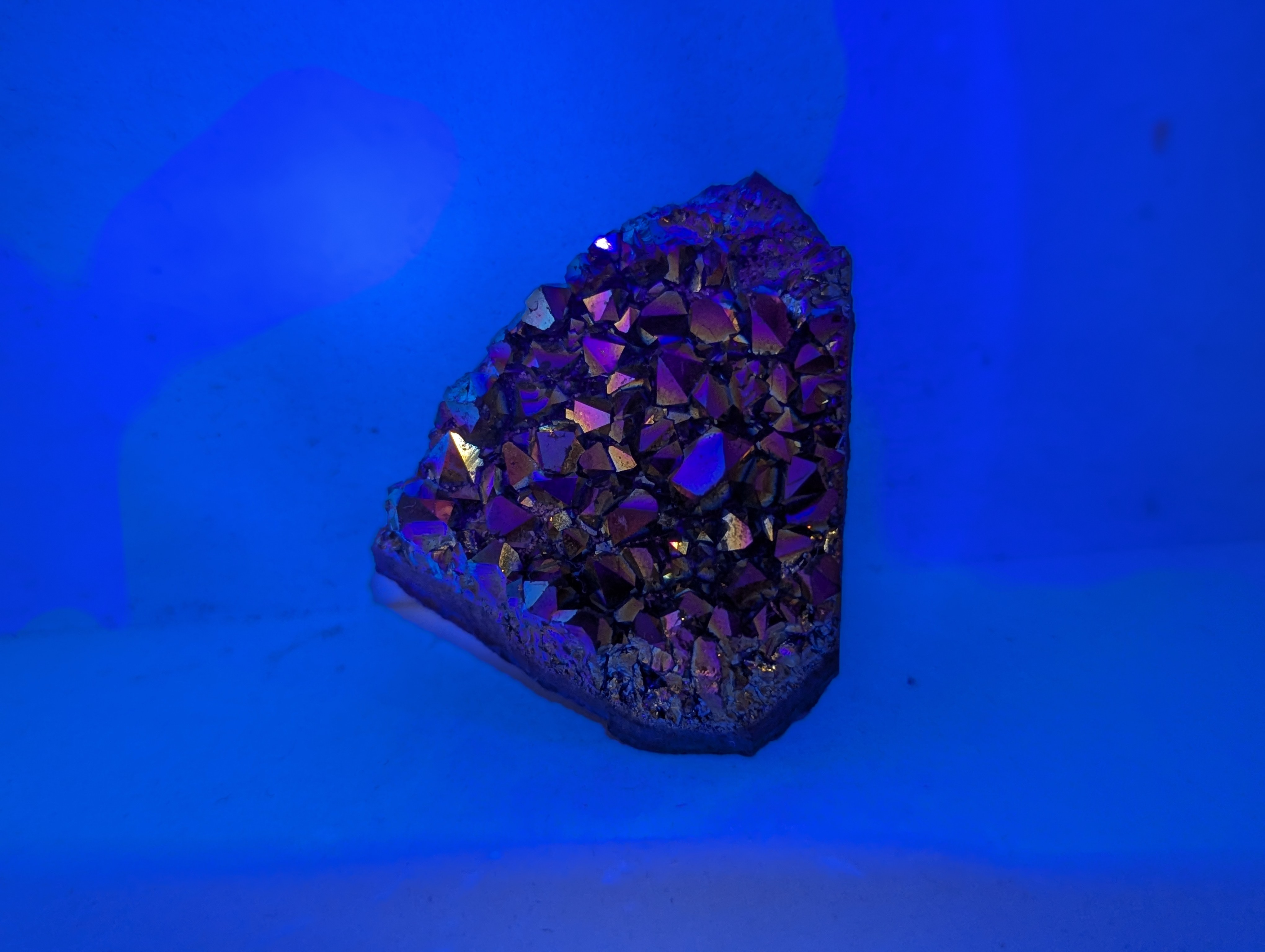 Rainbow Amethyst - Blue light